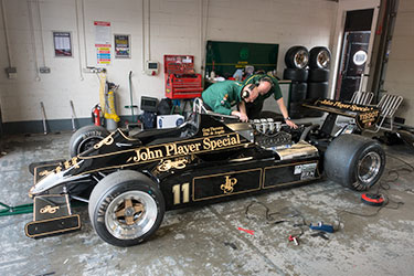 Lotus 91-5 1982 engine start up