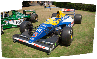 Williams Renault FW14B 3.5-litre V10. Driven by Nigel Mansell and Riccardo Patrese - 1992