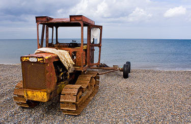 Tractor, Norfolk coast